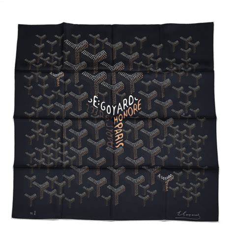 goyard replica scarf|black goyardine scarf.